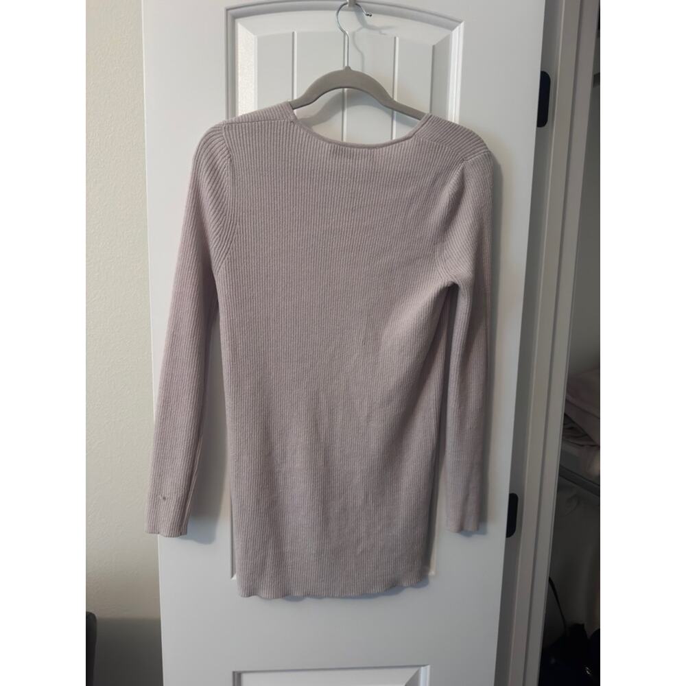 Zara Women’s Ribbed V-Neck Button Cardigan - Picture 4 of 4